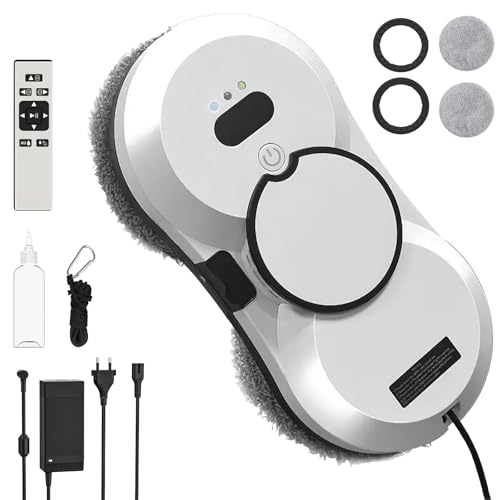 Robot Limpiador De Ventanas Con Chorro De Agua Automático, 5600 Pa, Limpiador De Ventanas Automático, Limpiador De Ventanas Eléctrico Con Sistema De Reconocimiento De Bordes Inteligente, Para Ventanas Robot Limpiador De Ventanas Con Chorro De Agua Automático, 5600 Pa, Limpiador De Ventanas Automático, Limpiador De Ventanas Eléctrico Con Sistema De Reconocimiento De Bordes Inteligente, Para Ventanas