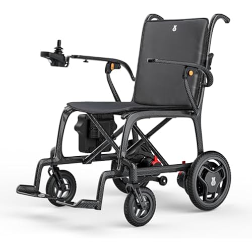Paiseec Q5 22lbs Lightest Folding Electric Wheelchair, 100% Carbon Fiber