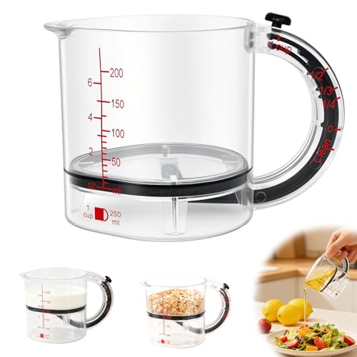 GDGJWL 4-in-1 Adjustable Measuring Cup