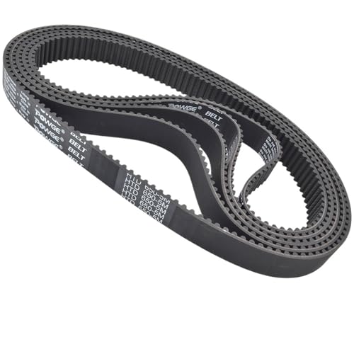 Courroie de distribution HTD 5M 625mm en caoutchouc renforcé large de 12mm
