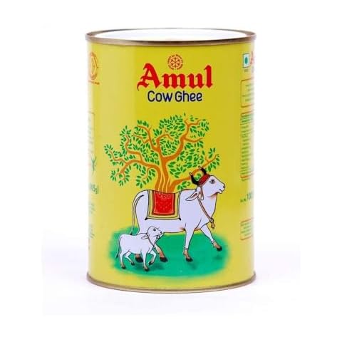 Amul Ghee MADE FROM PURE COW MILK 1 Liter (905grams) Cover