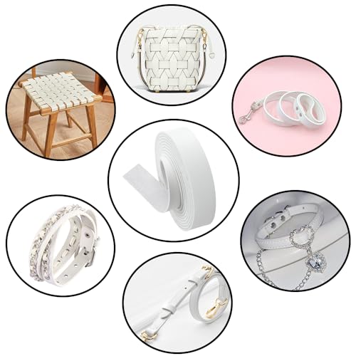 picheng Tira de Couro Branca de 1