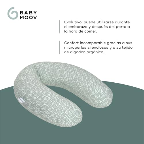 DOOMOO Almofada de gravidez e amamentação Buddy, Cloudy Kaki
