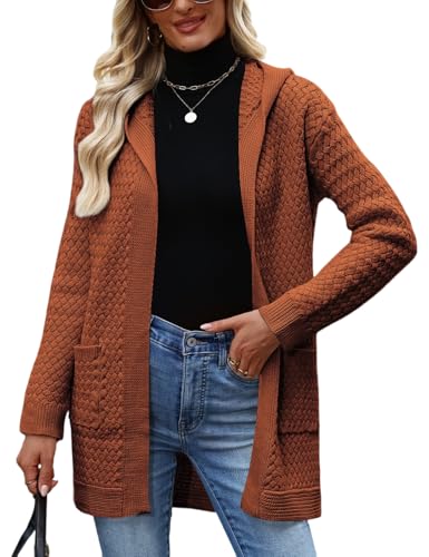 CiCiBird Womens Hooded Cardigan Sweaters 2025 Fall...