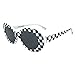 Produktbild TWISFER Clout Goggles Ovale Mod Retro Vintage Kurt Schutz Vintage Goggles für Damen Herren Inspiriert Sonnenbrille Runde Linse(A,One Size)