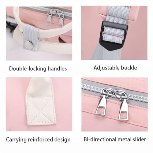 Diaper Bag Multifunctional Baby Backpack Extension Multifunction Travel Backpack Maternity Bag (Black)3