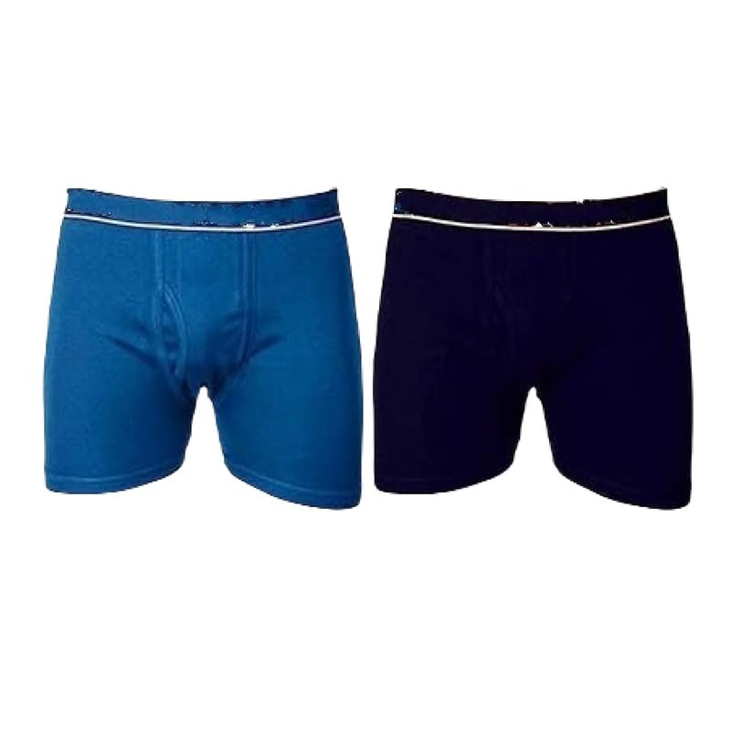 Men's Long Trunk, Multicolor Outer Elastic Underwear for Men-image-31