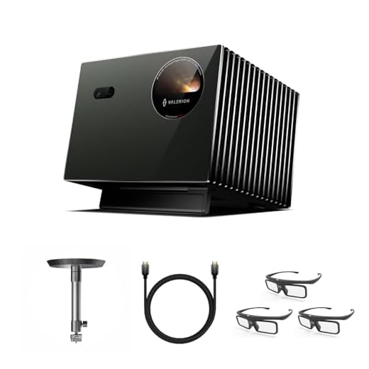 Valerion Heimkino-Bundle – Kaufe 1, Erhalte 5: Pro2 4K Laserprojektor 3000 ISO Lumen + Deckenhalterung + 3×3D-Brillen + HDMI-Kabel