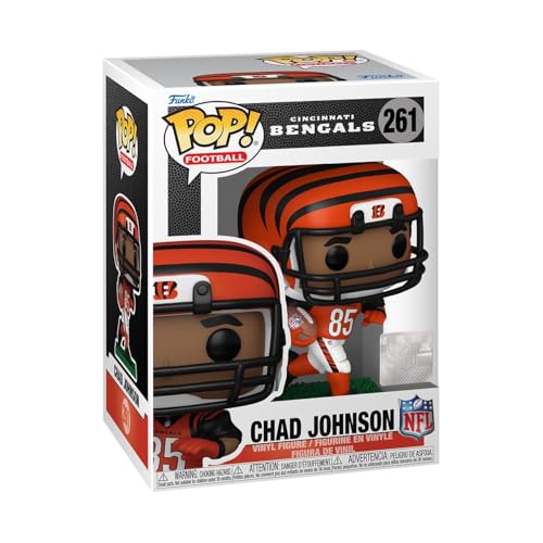 Funko POP NFL: Bengals - Chad Johnson - (85) - Collectable Vinyl Figure - Gift Idea - Official Merchandise - for Kids & Adults - Sports Fans - Model Figure for Collectors and Display