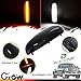 GSOWO 2 PCS LED Side Mirror Marker Lights for Ford 2003-2007 F250 F350 F450 F550 F650 Super Duty / 2000-2005 Excursion, LED Sequential Side Mirror Turn Signal Lamp Assembly - Switchback