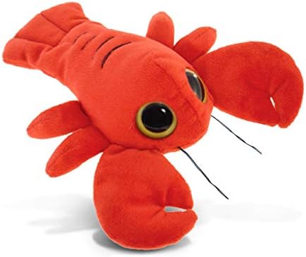 DolliBu Plush Lobster Stuffed Animal - Soft Huggable Big Eyes Red Lobster Decor, Adorable Plush Toy, Cute Marine Sea Life Cuddle Gift for Kids & Adult - 6 Inch