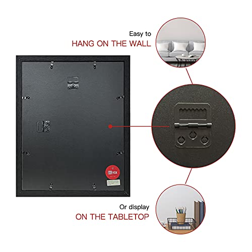 Vck 12X16 Inch Picture Frames, Set Of 5 Wooden Picture Frames, Wall Display Decoration For Photos, Paintings, Landscapes, Posters, Drawings, Artwork (Black) #TOP4