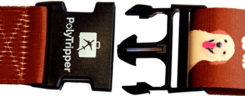 Image of Luggage Strap - Original Premium Designs - Recognize Your Suitcase (Dogs)