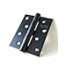 AurDo 2-Pack Black 304 Stainless Steel Door Hinges, 4