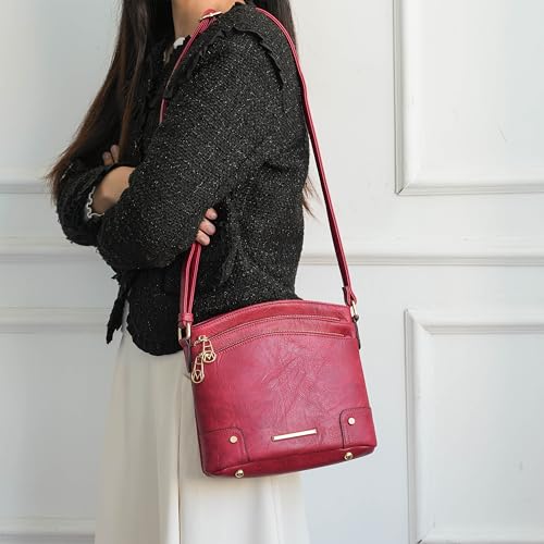 MKF Collection Women's Shoulder Bag, Vegan leather Crossbody Bag Lady Handbag Purse by Mia K2