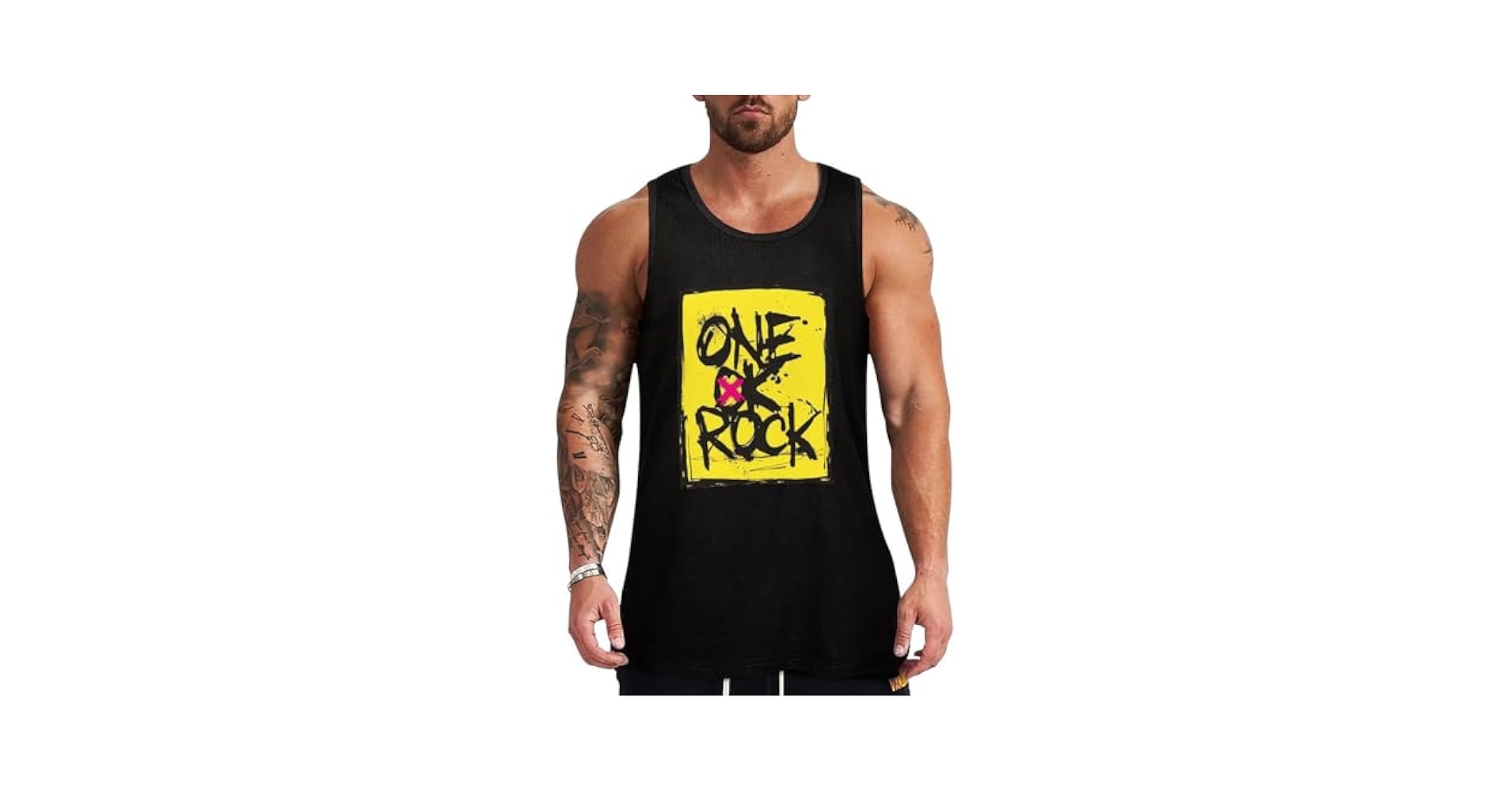 Amazon.co.jp: メンズ タンクトップ ワンオクロック ONE OK ROCK