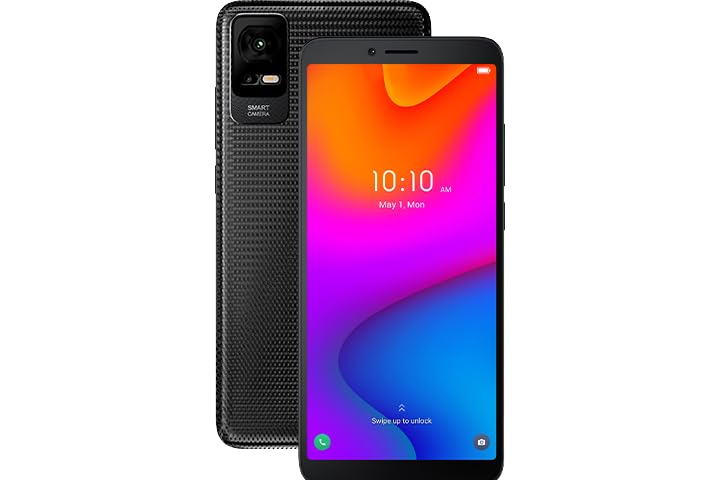 TCL ION V (T607DL) Smartphone, front and back view