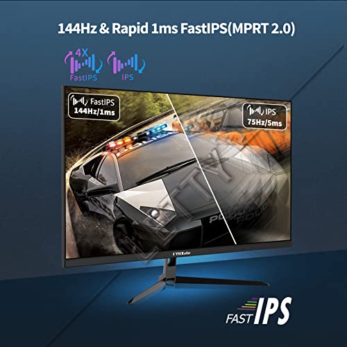 Fyhxele 4K Gaming Monitor 144Hz 32Inch, Fast Uhd Ips Computer Monitor, 1Ms, Vesa Mountable, Dsc， Built-In Speakers, Free-Sync, 1Xdp1.4, 1Xhdmi2.1, 1Xhdmi2.0, 1Xusb-C, Usb Hub, 95% Dci-P3, Hdr400 #TOP5