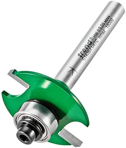 Trend CraftPro Slotting Router Cutter, 1/4 Inch Shank, 2mm Kerf, 31.8mm Diameter, Tungsten Carbide Tipped, C143BX1/4TC