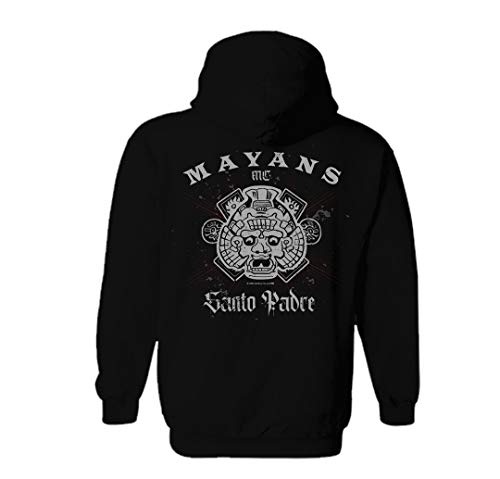 Mayans M.C. Embellish Cross Fleece Hooded Sweatshirt2