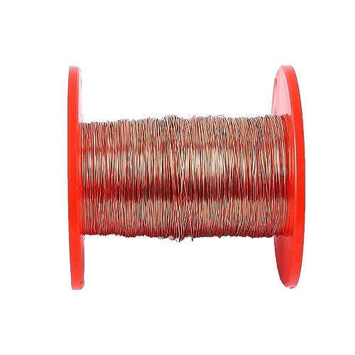 Kupferdraht, 0,25mm x 210m Emaillierter Kupferlackdraht, 100 g Magnet Draht Magnetspule aus Polyurethan für Transformatordraht-Induktionsspule(Zufällige Walzenfarbe)