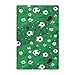 Abstract Football Soccer Green Crib Sheet for Boys Girls Stretch Baby Toddler Crib Fitted Sheets Soft Fitted Baby Mattress Cover Bed Sheet for Unisex Newborn Crib Mattress M