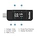 Kavalan USB Type-C Power Meter Monitor, OLED Multimeter Charging Tester for V & A & Watts, Bi-Direction Indicator with Display Flip Button