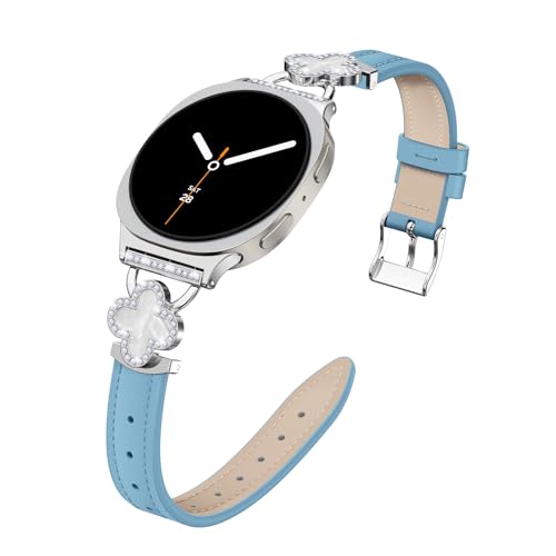 Leather Band for Galaxy Watch 9/8 40mm 44mm 8 Classic 46mm Women Men by MYAPULUA - Used condition - US$13.39