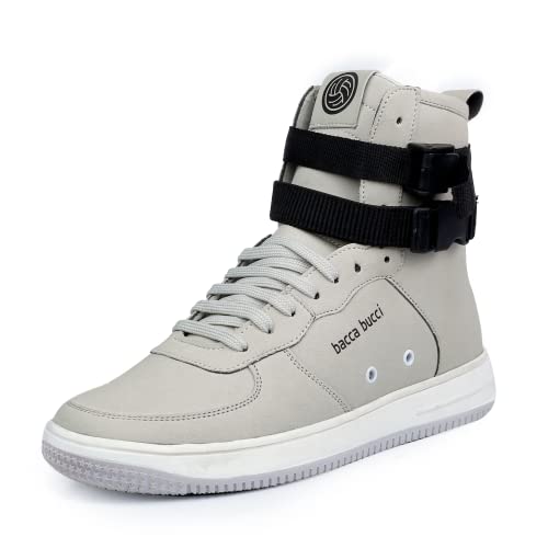 52% OFF on Bacca Bucci Men's Hustle Street Style Fashion Sneakers/Casual Shoes for Mens White