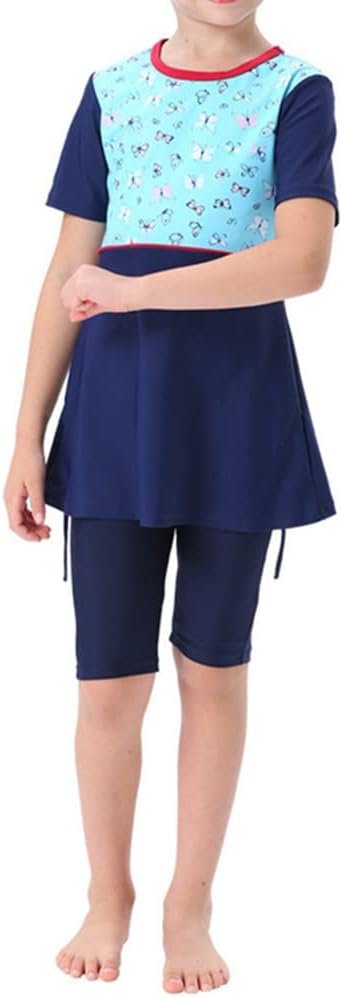 Girls cloth bikini swimsuit gentle long-sleeved sun protection full-coverage cover-up cloth swimsuit swimsuit