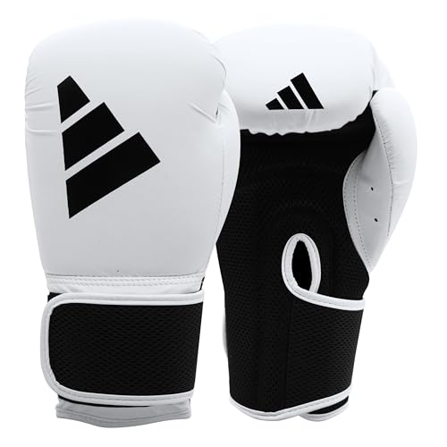 Gants d'entraînement adidas Power 25 Blanc et Noir finitions soignées 283 g