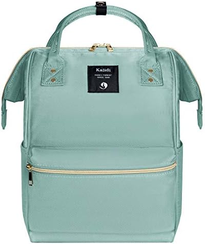 KALIDI Laptop Backpack Lightweight School Bag Casual Daypack Rucksack Water-Resistant Travel Backpack fits 15 inch MacBook Laptop for Boys Girls Men and Women,Black