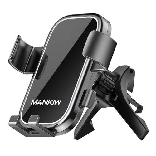 Soporte Móvil Coche, Soporte Teléfono Coche Universal del Aire Ventilación con Clip Superestable, [Compatible con Fundas Gruesas] 360°Rotación, Suporte Telemovel Carro para Teléfonos 4.0-7.0''