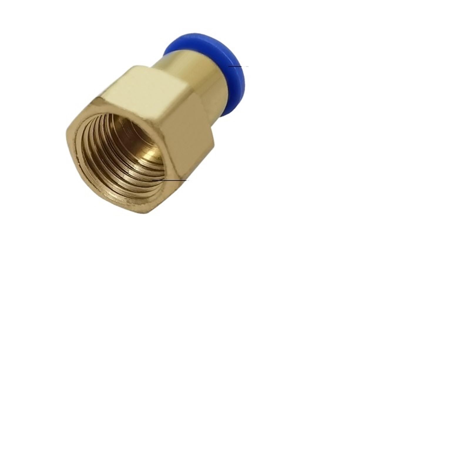PCF Type OD 4MM 6MM 8MM 10MM 12MM Thread 1/8'' 1/4'' 3/8'' 1/2'' Pneumatic Connectors Straight Fittings(PCF4-02)