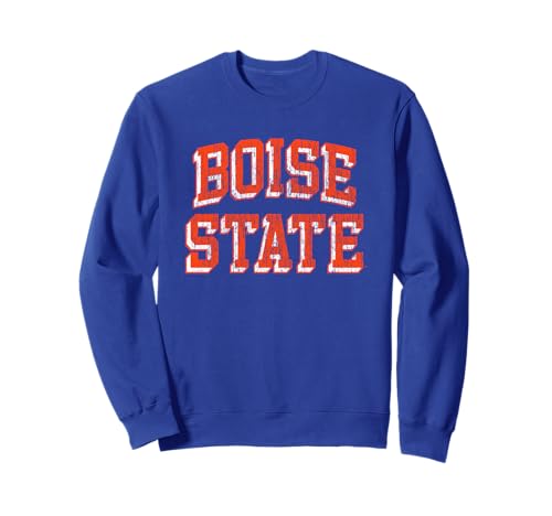 Boise State Broncos Retro Arch Blue Sweatshirt