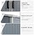 KEIKI 5x3 FT Outdoor Storage Shed Waterproof Resin Cabinet Polypropylene Frame with Lockable Doors for Bikes and Patio Furniture