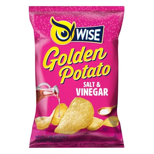 Wise Foods Salt & Vinegar Potato Chips Sharing Size Bags (4 Bags) image 3