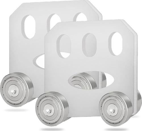 Lsqurel Unistrut Trolley - Silent Trolley with 6200Z Bearings for Overhead Cranes, Garage Doors, and DIY Projects (2 pcs)