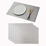 platzset kunststoff schwarz Platzsets Abwischbar! Tischsets Abwaschbar! Empfehlen wir, die Tischunterlage mit einem sauberen feuchten Tuch abzuwischen. Tauchen Sie am besten etwas Wasser unter 70 ° C und etwas Waschmittel. Mit sauberem Wasser abspülen und trocken wischen. An einem kühlen Ort trocknen lassen. Schrubben Sie nicht mit harten Gegenständen.