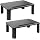 Monitor Stand Riser with Adjustable Height and Storage Organizer for Computer, iMac, Printer, Laptop, Desk with Tablet & Phone Holder, Cable Management Slot (Black, 2 pack)