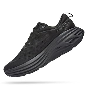 Image of Hoka Men's Bondi 8 Sneaker, Black/Black, 8