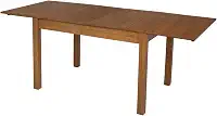 Mesa de Jantar Retrátil/Extensível em Madeira e MDF Euro Meu Móvel de Madeira - Nozes