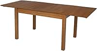 Mesa de Jantar Retrátil/Extensível em Madeira e MDF Euro Meu Móvel de Madeira - Nozes