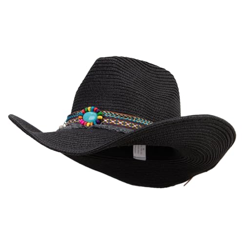 Jeanne Simmons Cowboy Hat with Tassle and Bead