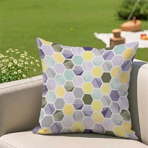 �N�b�V�����J�o�[�����F�h�� ���O 1���Z�b�g 50x50 cm ���l�� ���ʈ�� ���� ���O�p �N�b�V���� �P�[�X ���� �O ���p �A�E�g�h�A �L�����v �x�����_ �� �e���X �\�t�@�[�p (���F) 3Z-202