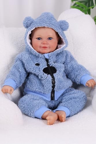 Muñeco bebé reborn realista 18 pulgadas miniatura 5