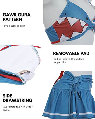 Nuoqi Venti Cosplay Genshin Swimsuit Nilou Cosplay Anime Swimsuit Bathing Suit4