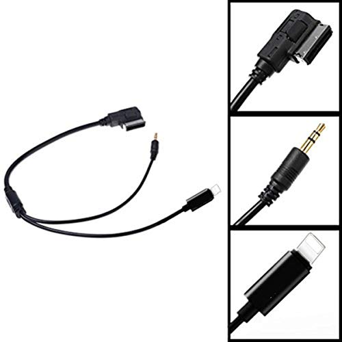 image for LITEMATIRA Car AUX Charging Cable Compatible with Mercedes Benz A B C 