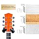 SurpassMusica Gitarrenhalter für die wand,gitarrenhalter wand für selbsthemmende Funktion,Gitarren-Wandhalterung für Akustikgitarre, klassische Gitarre, Bass, E-Gitarre(Schwarz,1 stück)