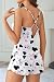 Ekouaer Womens Cami Pajama Set Sexy Lingerie Summer PJs Cute Tank Top and Short Sleepwear Soft Loungewear Cow S